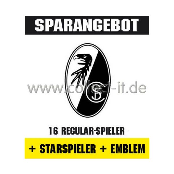 Mannschafts-Paket mit Starspieler und Wappen - SC Freiburg - Saison 2012/13 - Saison 12/13