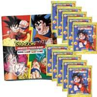 Panini Dragon Ball Universal (2024) - Sammelsticker - 1 Sammelalbum + 10 Tüten