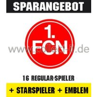 Mannschafts-Paket mit Starspieler und Wappen - 1. FC...