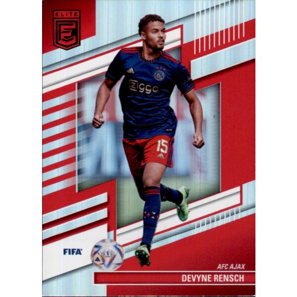Karte 8 Devyne Rensch (AFC Ajax) - Panini  Donruss Elite Fifa 2022-23 - Base Set