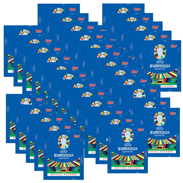 UEFA EURO 2024 Germany - Sammelsticker - 50 Tüten