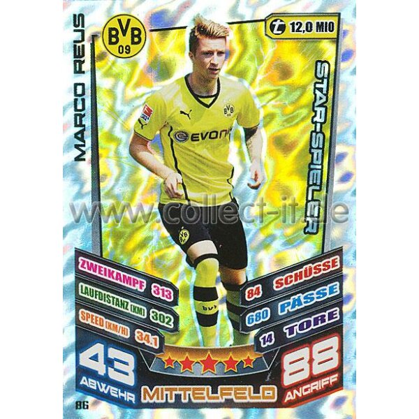 MX-086 - Marco Reus - Star-Spieler - Saison 13/14