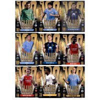 Champions League 2023/24 - Trading Cards - Alle 9 100 Club Karten
