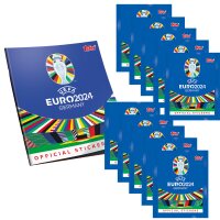 UEFA EURO 2024 Germany - Sammelsticker - 1 Album + 10...