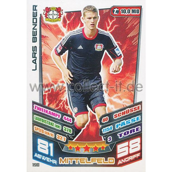 MX-190 - Lars Bender - Saison 13/14