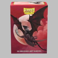 Dragon Shield Art Brushed Sleeves - Valentines 2024 (100...