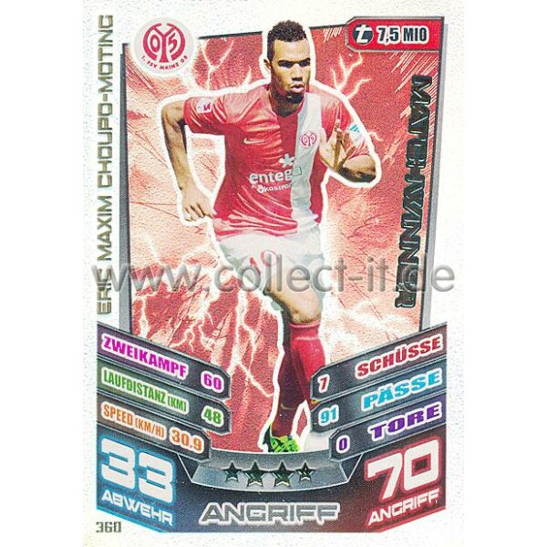 MX-360 - Eric Maxim Choupo-Moting - Matchwinner - Saison 13/14