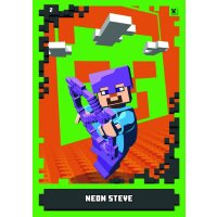 2 - Neon Steve - Skin Karte - Neon - Serie 1