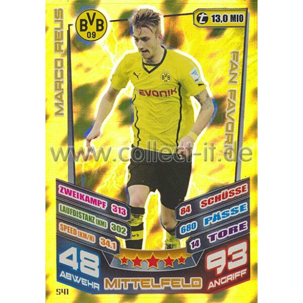 MX-541 - MARCO REUS - Borussia Dortmund - Fan Favorit