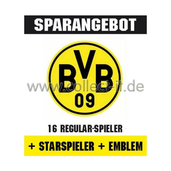 Mannschafts-Paket mit Starspieler und Wappen - Borussia Dortmund - Saison 2013/14