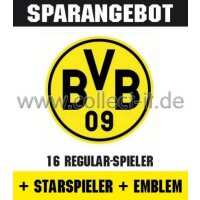 Mannschafts-Paket mit Starspieler und Wappen - Borussia...