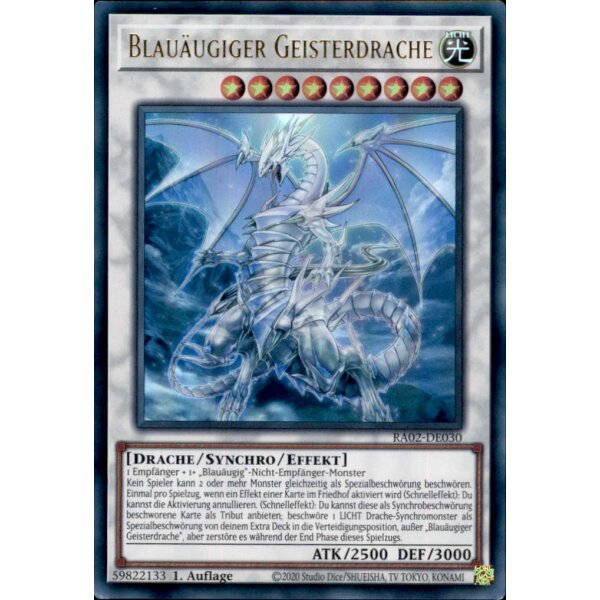 RA02-DE030 - Blauäugiger Geisterdrache - Ultra Rare