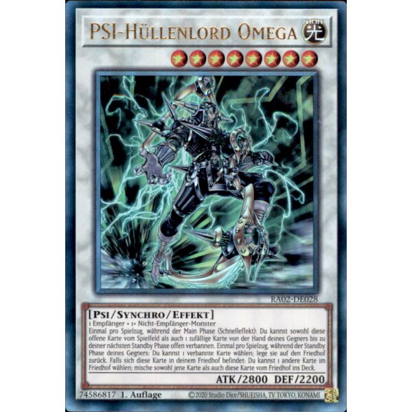 RA02-DE028 - PSI-Hüllenlord Omega - Ultimate Rare
