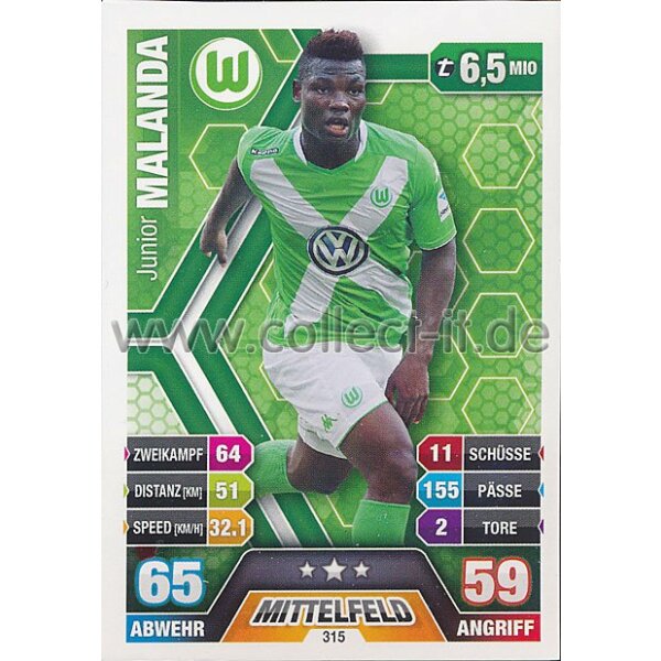 MX-315 - Junior Malanda - Saison 14/15