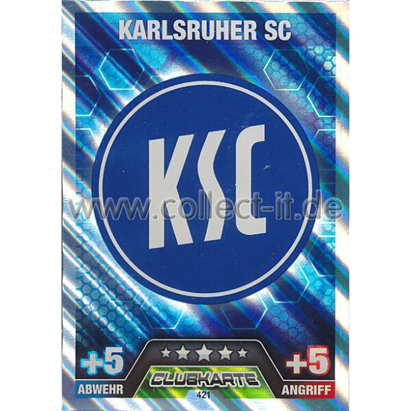 MX-421 - Club-Logo Karlsruher SC - Saison 14/15