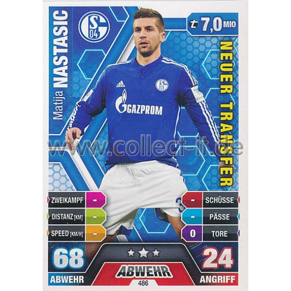 MX-486 - Matija NASTASIC- Neuer Transfer - Saison 14/15