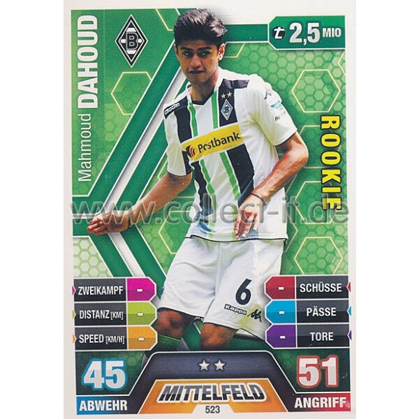 MX-523 - Mahmoud DAHOUD- Rookie - Saison 14/15