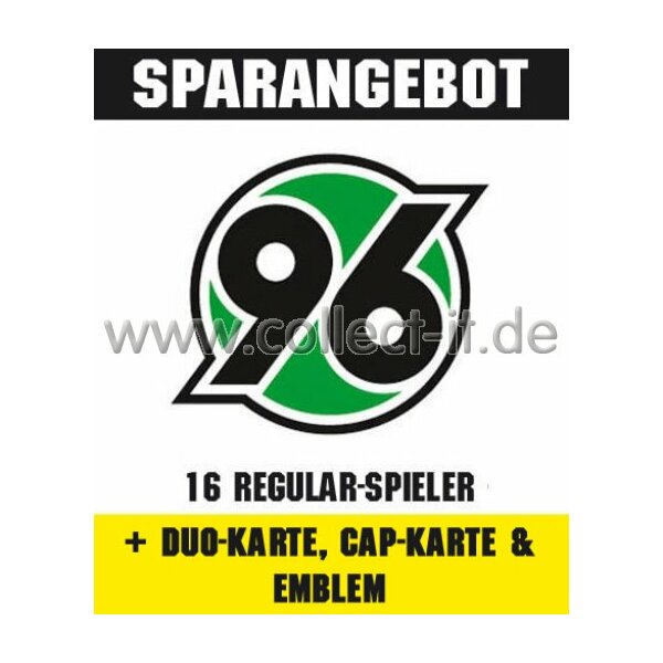 Mannschafts-Paket mit Duo-Karte, Cap-Karte & Emblem - Hannover 96 - Saison 2014/15 - Saison 14/15