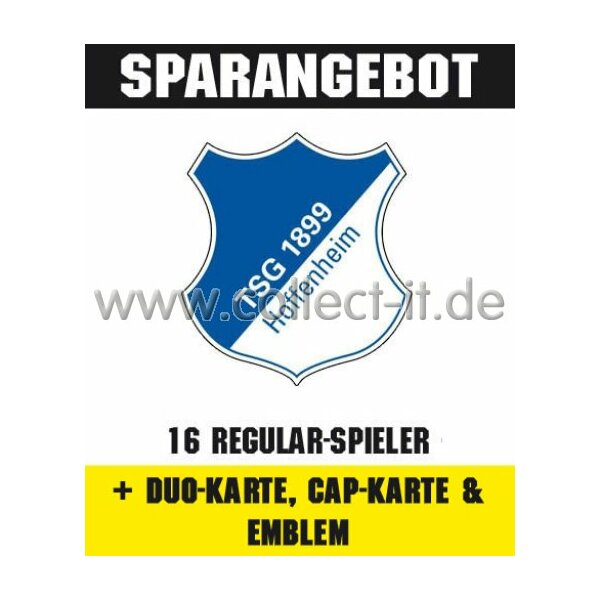 Mannschafts-Paket mit Duo-Karte, Cap-Karte & Emblem - TSG 1899 Hoffenheim - Saison 2014/15 - Saison 14/15