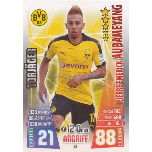 MX-088 - Pierre-Emerick AUBAMEYANG - Torjäger - Saison 15/16