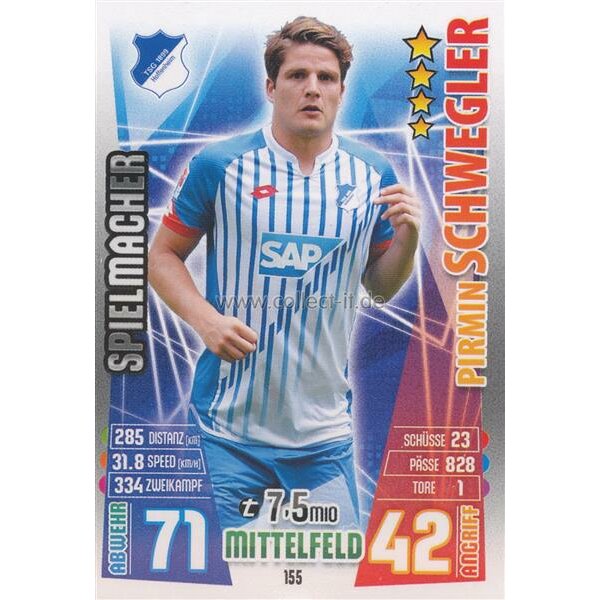 MX-155 - Pirmin SCHWEGLER - Spielmacher - Saison 15/16