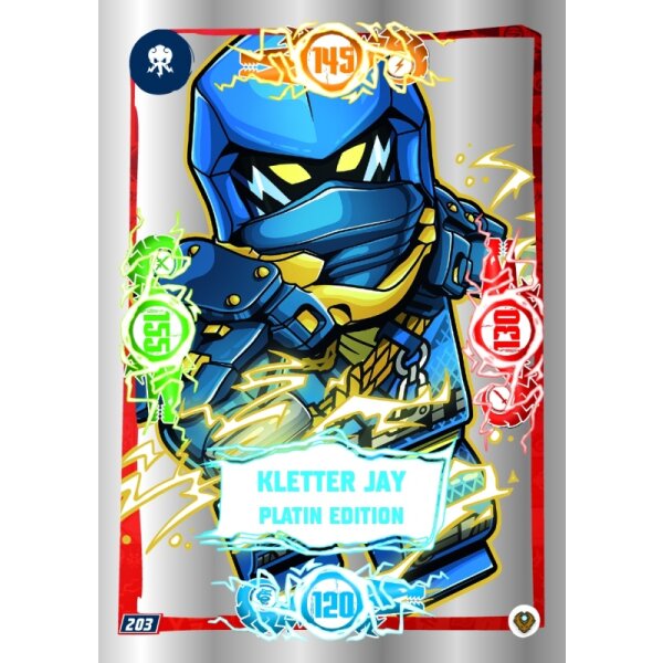 203 - Kletter Jay - Platinkarte - Platinkarte - Serie 9 NEXT LEVEL