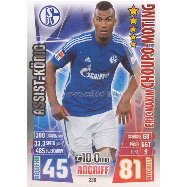 MX-286 - Eric Maxim CHOUPO-MOTING - Assist-König - Saison 15/16