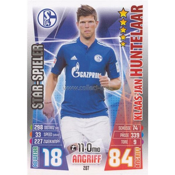 MX-287 - Klaas-Jan HUNTELAAR - Star-Spieler - Saison 15/16