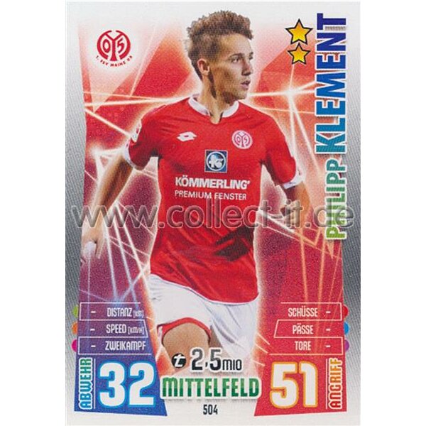 MX-504 - Philipp Klement - Neue Transfers - Saison 15/16