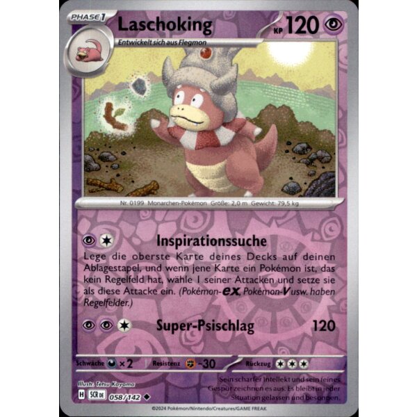 058/142 - Laschoking - Reverse Holo - SCR Stellarkrone