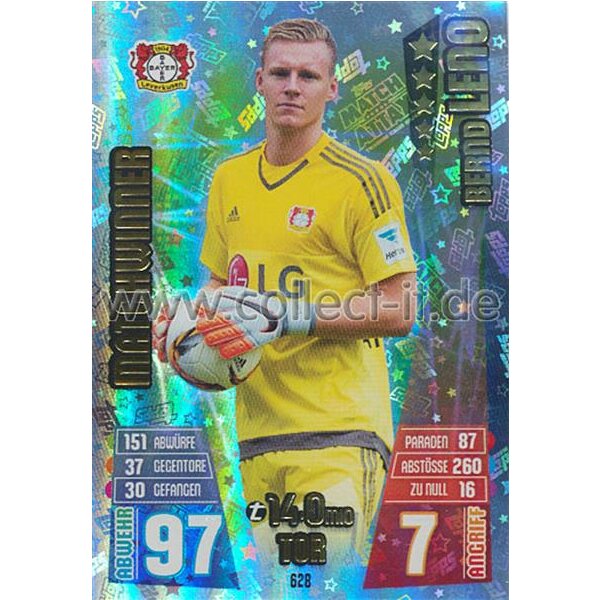 MX-628 - Bernd Leno - Matchwinner - Saison 15/16