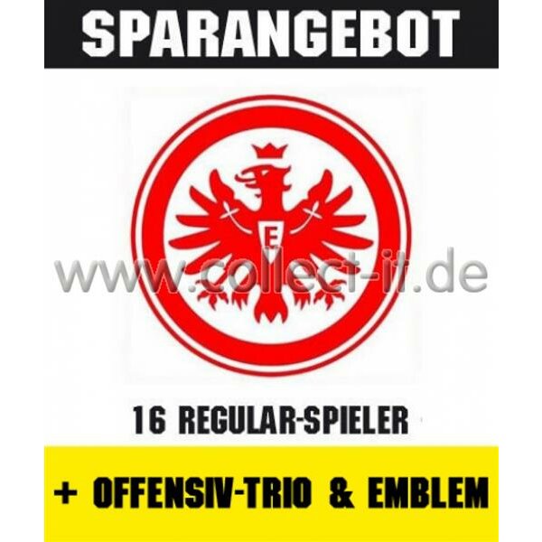 Mannschafts-Paket mit Offensiv-Trio & Emblem - Eintracht Frankfurt - Saison 2015/16