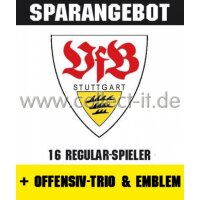 Mannschafts-Paket mit Offensiv-Trio & Emblem - VFB...