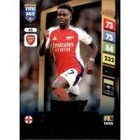 45 - Bukayo Saka - Fans Favourite - 2025
