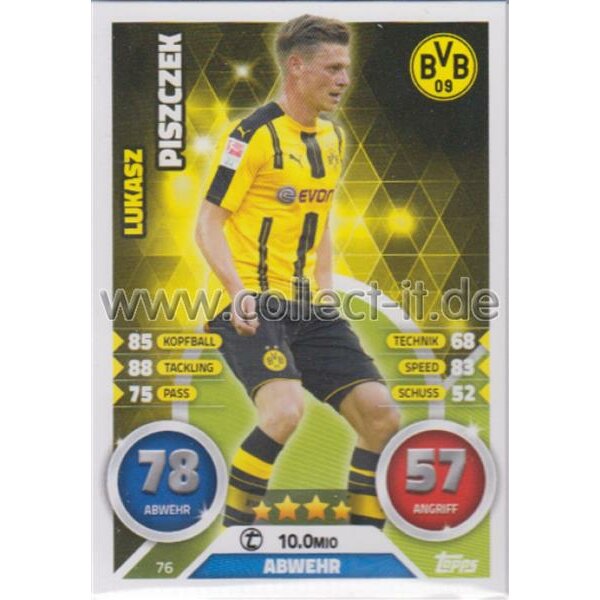 MX 76 - lukasz Piszczek Saison 16/17