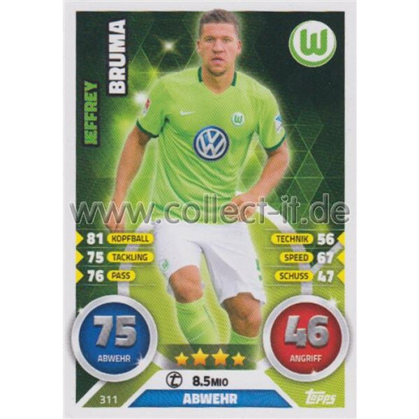 MX 311 - Jeffrey Bruma Saison 16/17