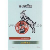 MX 335 - 1.FC Köln - Clubkarten Saison 16/17