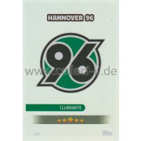 MX 421 - Hannover 96 - Clubkarte - 2. Bundesliga Saison...