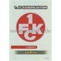 MX 427 - 1. FC Kaiserslautern - Clubkarte - 2. Bundesliga...