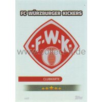 MX 448 - FC Würzburger Kickers - Clubkarte - 2....