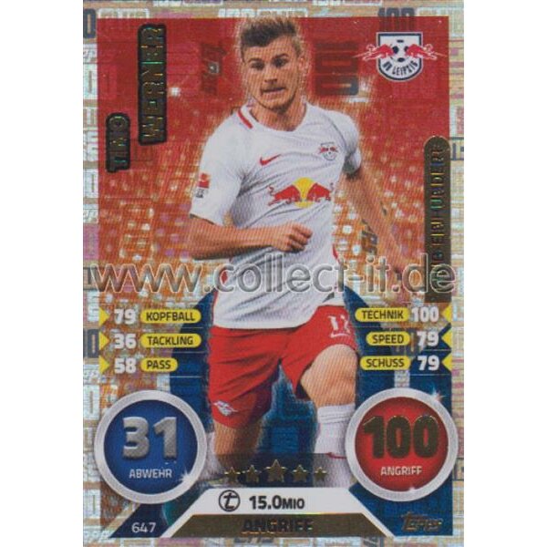 MX 647 - Timo Werner - Club-Einhundert Saison 16/17