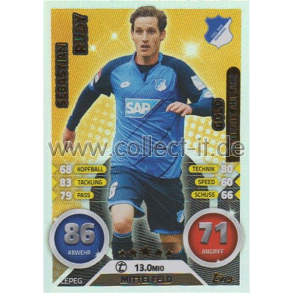 MX-LEPEG - Sebastian Rudy - Gold Limitierte Auflage - Saison 16/17