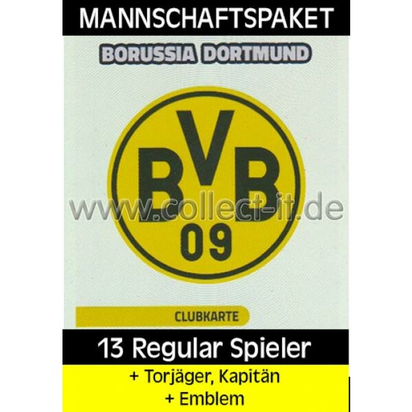Mannschafts-Paket mit Star-Spieler, Kapitän & Emblem - Borussia Dortmund - Saison 2016/17