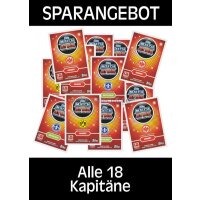 Topps Match Attax - 2016/17 - Alle 18 Kapitäne -...