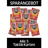 Topps Match Attax - 2016/17 - Alle 5 Taktik-Karten - Deutsch