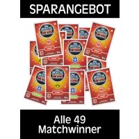 Topps Match Attax - 2016/17 - Alle 49 Matchwinner - Deutsch