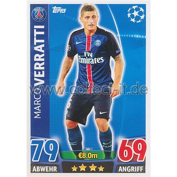 CL1516-064 - Marco Verratti - Base Card