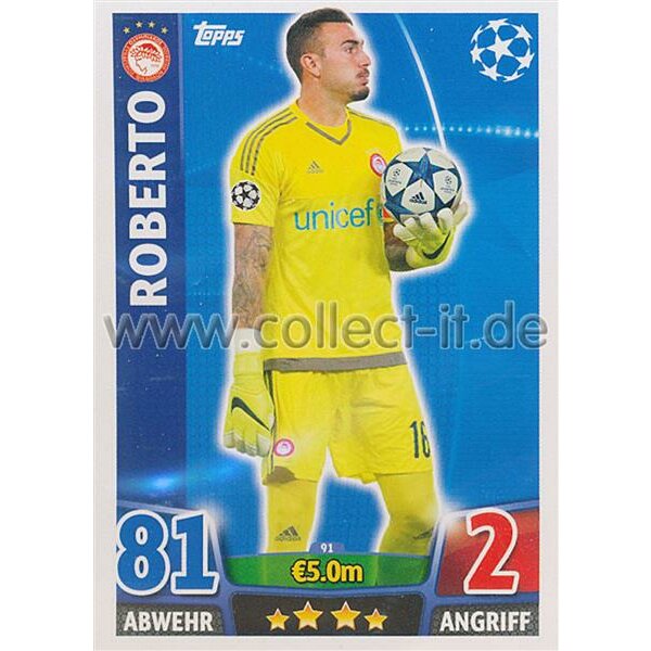 CL1516-091 - Roberto - Base Card