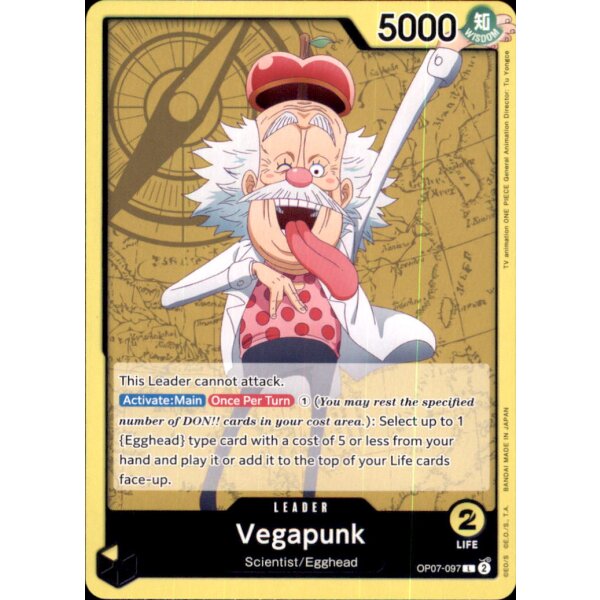 One Piece - Vegapunk (OP07-097-V1) - Leader