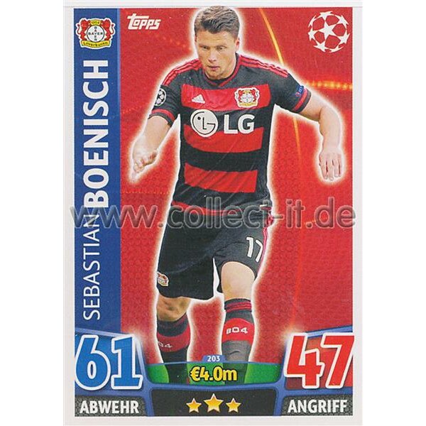 CL1516-203 - Sebastian Boenisch - Base Card